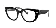 Ray-Ban RX5586 Black On Transparent Eyeglasses