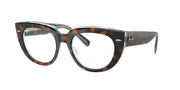 Ray-Ban RX5586 Dark Havana On Multicolor Eyeglasses