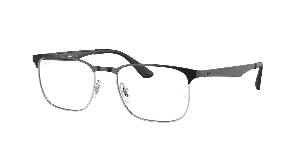 Ray-Ban RX6363 Black On Silver Eyeglasses