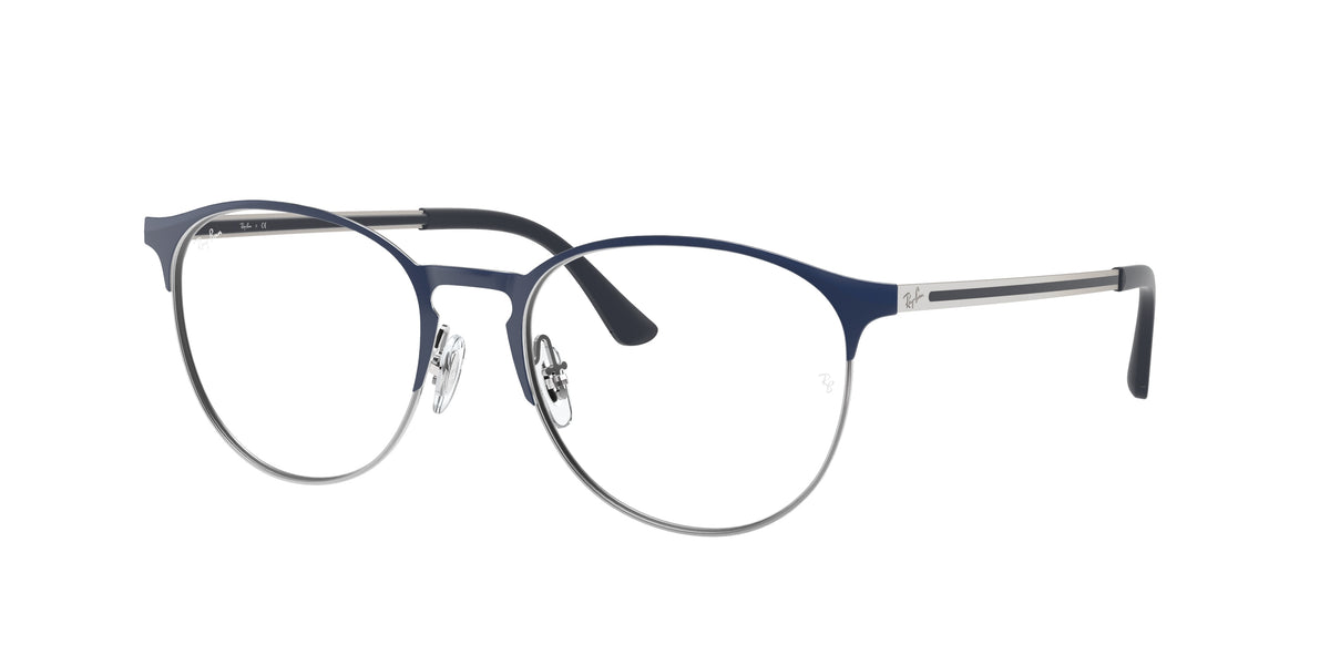 Ray-Ban RX6375 Blue On Gunmetal Eyeglasses
