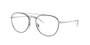 Ray-Ban RX6414 Black On Silver Eyeglasses