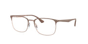 Ray-Ban RX6421 Beige On Copper Eyeglasses