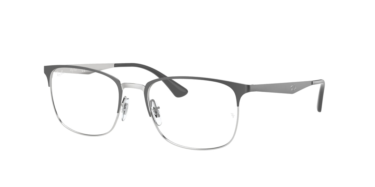 Ray-Ban RX6421 Grey On Silver Eyeglasses