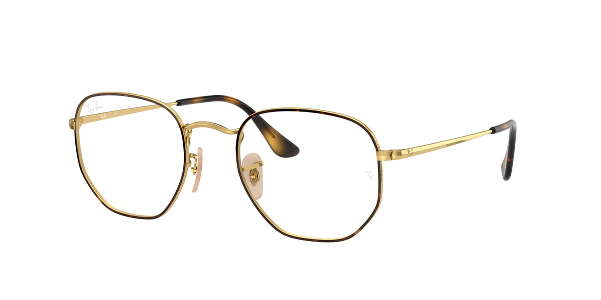 Ray-Ban RX6448 Havana On Gold Eyeglasses