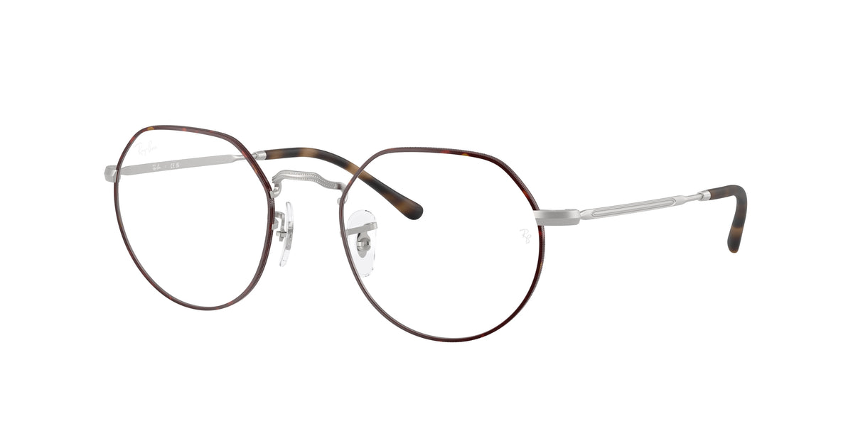 Ray-Ban RX6465 Matte Havana On Matte Silver Eyeglasses