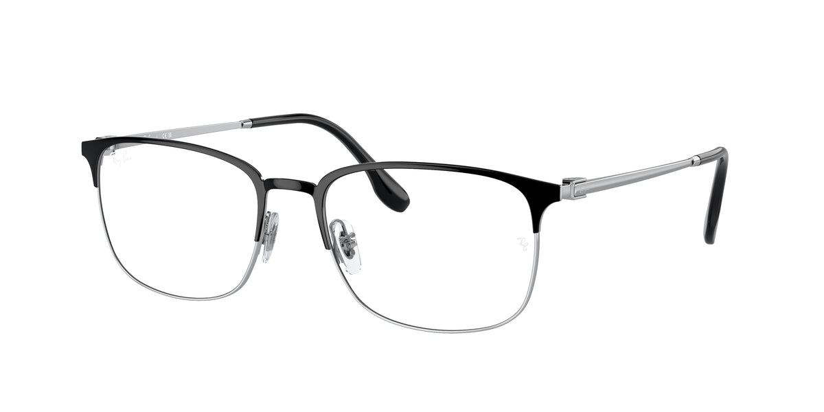 Ray-Ban RX6494 Black On Silver Eyeglasses