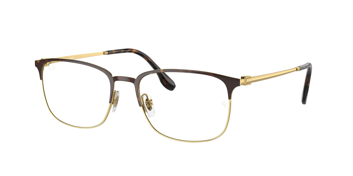 Ray-Ban RX6494 Havana On Gold Eyeglasses