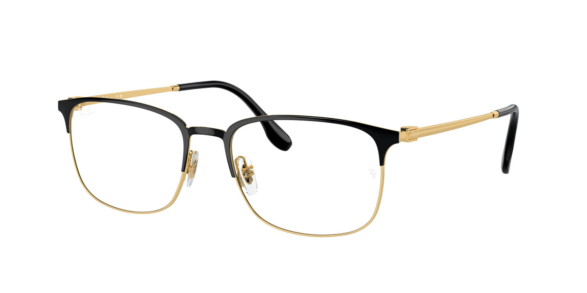 Ray-Ban RX6494 Black On Gold Eyeglasses