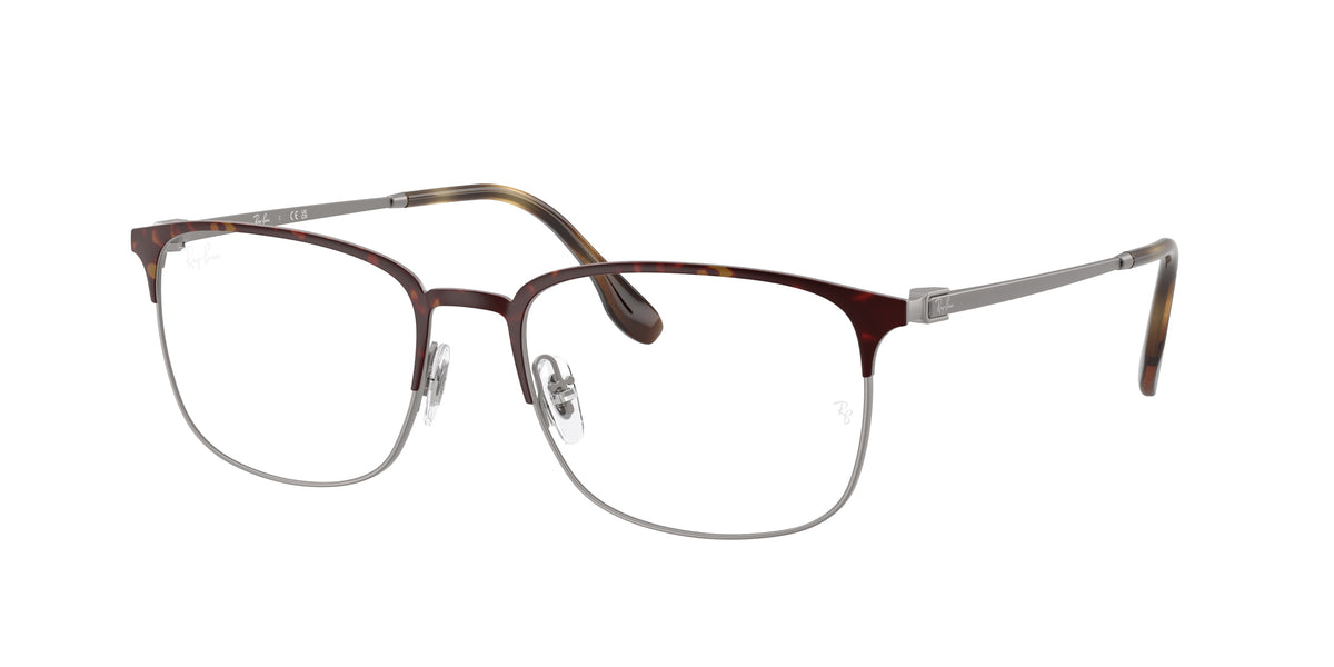 Ray-Ban RX6494 Havana On Matte Gunmetal Eyeglasses