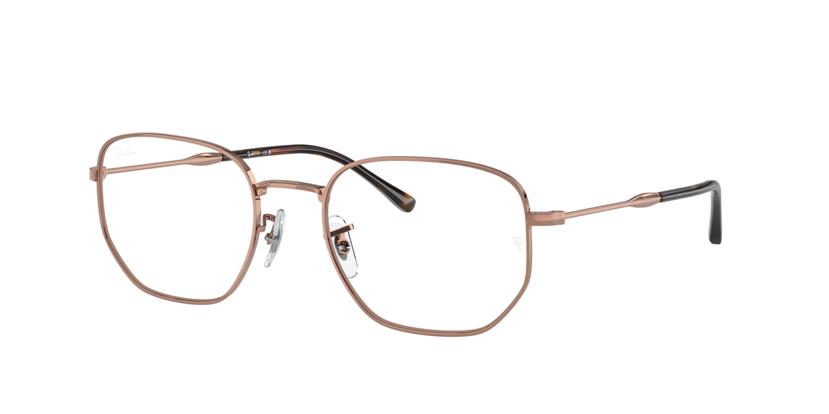 Ray-Ban RX6496 Rose Gold Eyeglasses