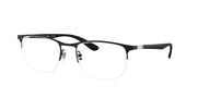 Ray-Ban RX6513 Matte Black On Black Eyeglasses