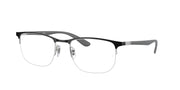 Ray-Ban RX6513 Black On Silver Eyeglasses