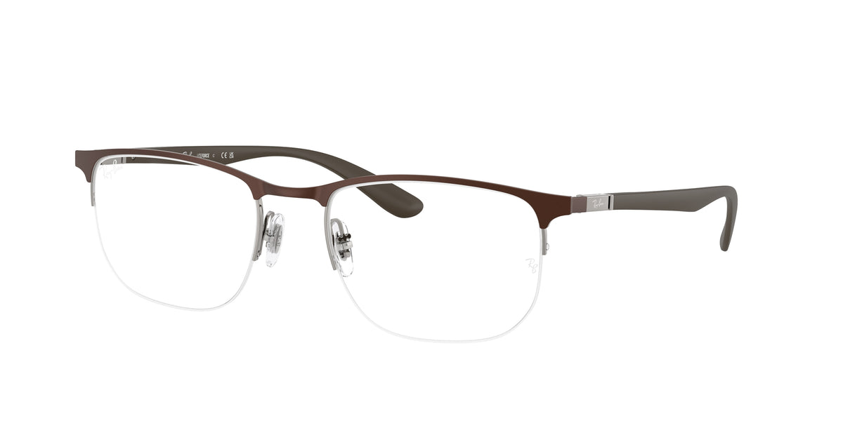 Ray-Ban RX6513 Brown & Gunmetal Eyeglasses