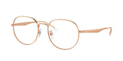 Ray-Ban RX6517D Rose Gold Eyeglasses