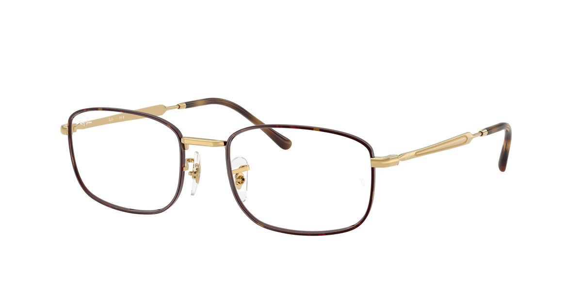 Ray-Ban RX6533 Havana On Arista Gold Eyeglasses
