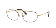 Ray-Ban RX6545 Matte Havana On Matte Arista Gold Eyeglasses