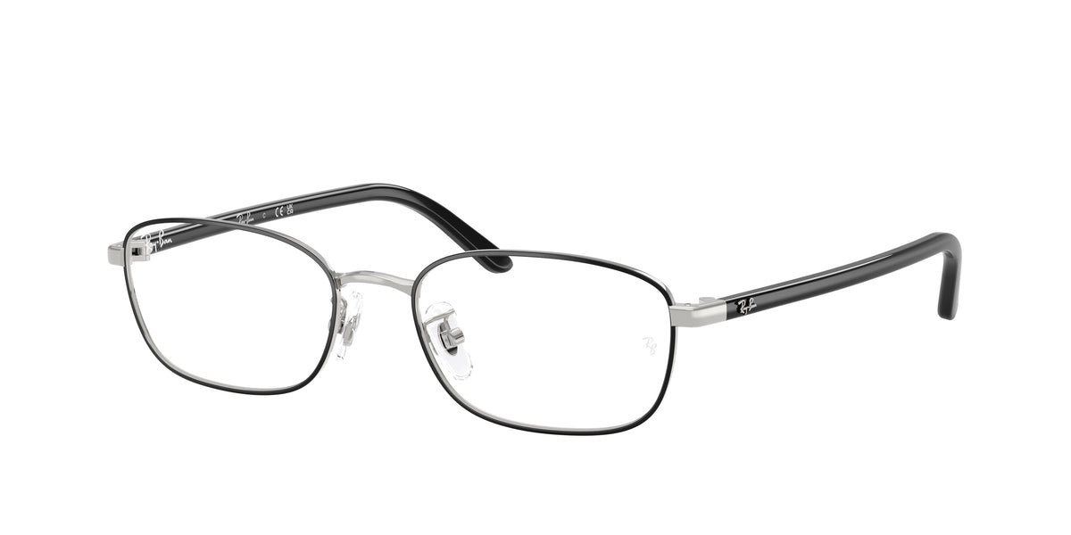 Ray-Ban RX6551D Black & Silver Eyeglasses