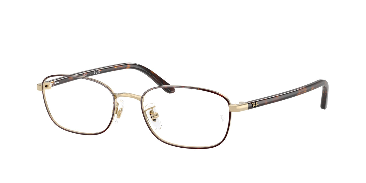 Ray-Ban RX6551D Havana Gold Eyeglasses