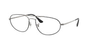 Ray-Ban RX6645 Black On Gunmetal Eyeglasses