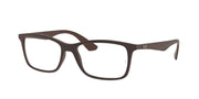 Ray-Ban RX7047 Transparent Brown Eyeglasses
