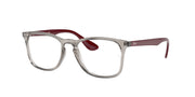 Ray-Ban RX7074 Transparent Grey Eyeglasses