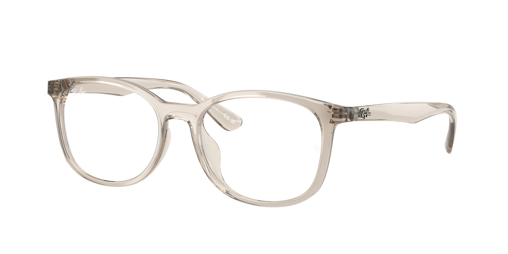 Ray-Ban RX7093D Transparent Light Brown Eyeglasses