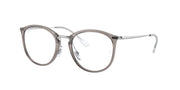 Ray-Ban RX7140 Transparent Grey Eyeglasses