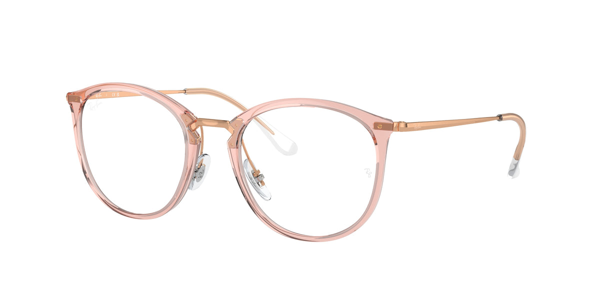 Ray-Ban RX7140 Transparent Pink Eyeglasses