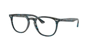 Ray-Ban RX7159 Transparent Fantasy Blue & Grey Eyeglasses