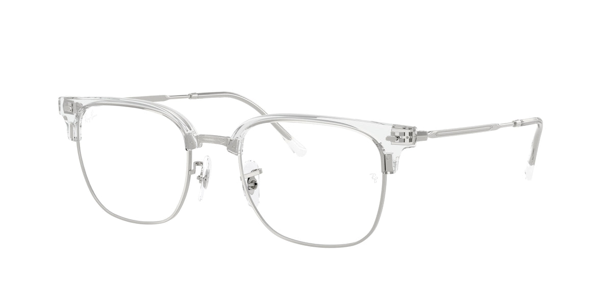 Ray-Ban RX7216F Transparent On Silver Eyeglasses