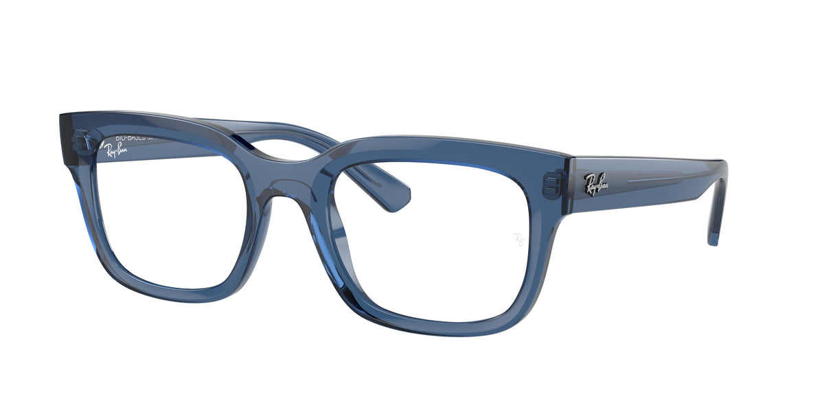 Ray-Ban RX7217 Transparent Dark Blue Eyeglasses