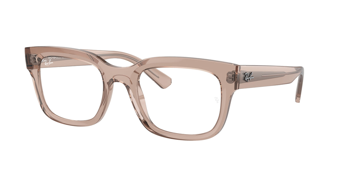 Ray-Ban RX7217 Transparent Light Brown Eyeglasses