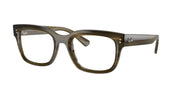 Ray-Ban RX7217 Striped Green Eyeglasses