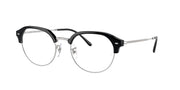 Ray-Ban RX7229 Black On Silver Eyeglasses