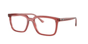 Ray-Ban RX7239 Transparent Red Eyeglasses