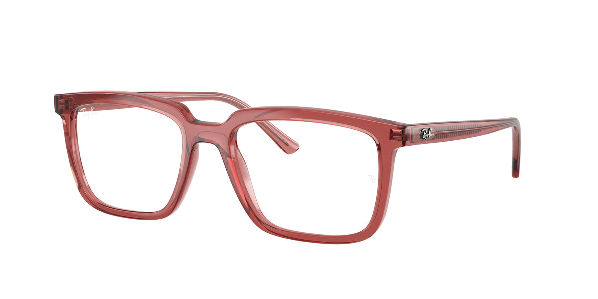 Ray-Ban RX7239 Transparent Red Eyeglasses