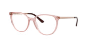 Ray-Ban RX7246L Shiny Translucent Pink Eyeglasses