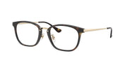 Ray-Ban RX7247D Havana On Pale Gold Eyeglasses