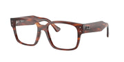 Ray-Ban RX7256 Striped Havana Eyeglasses