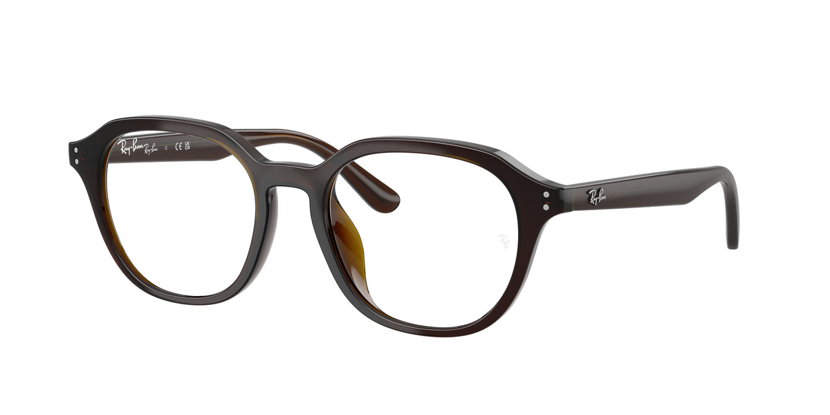 Ray-Ban RX7259D Transparent Brown Eyeglasses