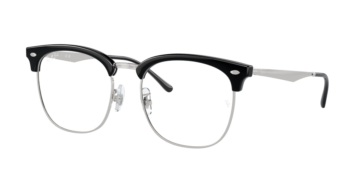 Ray-Ban RX7318D Black On Silver Eyeglasses