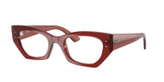 Ray-Ban RX7330 Shiny Rusty Brown Eyeglasses