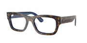 Ray-Ban RX7683V Havana Grey On Gradient Blu Eyeglasses