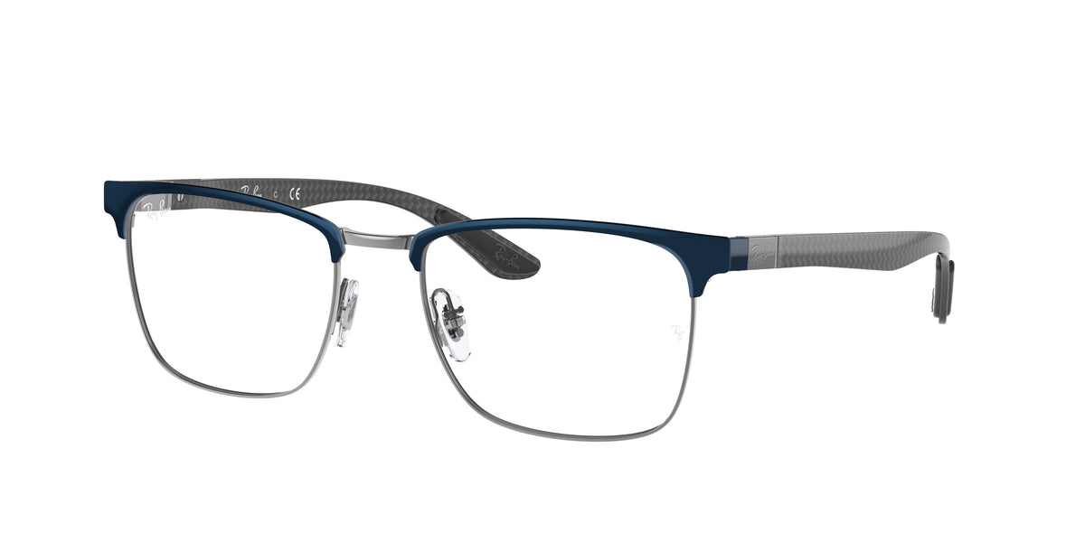 Ray-Ban RX8421 Blue On Gunmetal Eyeglasses