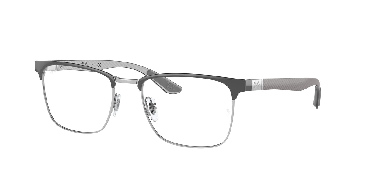 Ray-Ban RX8421 Grey On Silver Eyeglasses