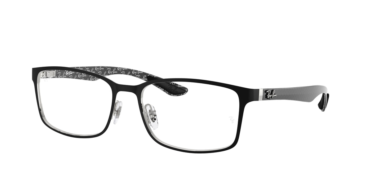 Ray-Ban RX8424 Matte Black & Silver Eyeglasses