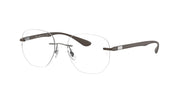 Ray-Ban RX8766 Light Brown Eyeglasses