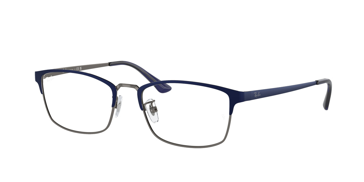 Ray-Ban RX8772D Dark Blue On Gunmetal Eyeglasses