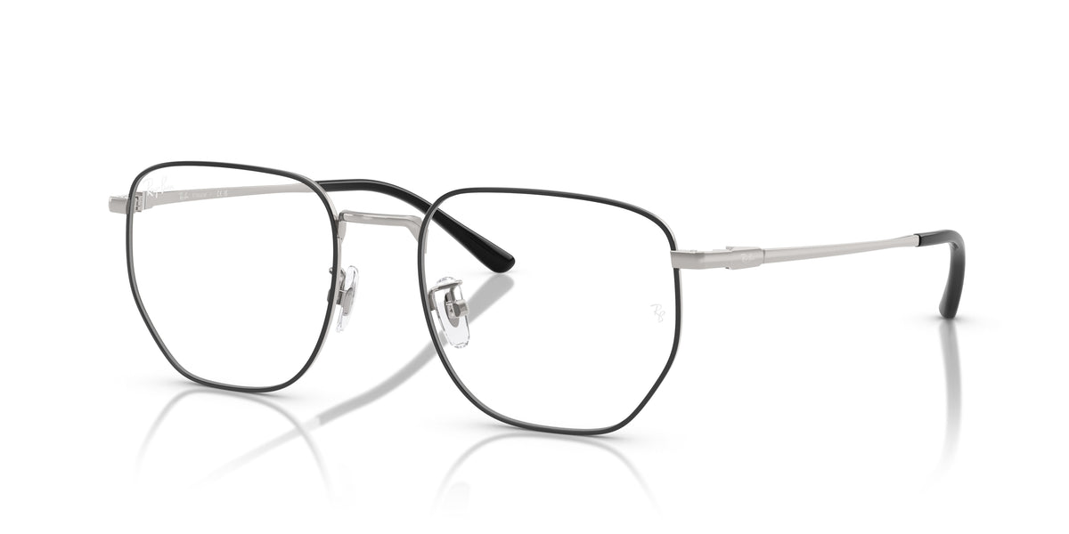 Ray-Ban RX8776D Black On Silver Eyeglasses