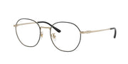 Ray-Ban RX8778D Black On Gold Eyeglasses
